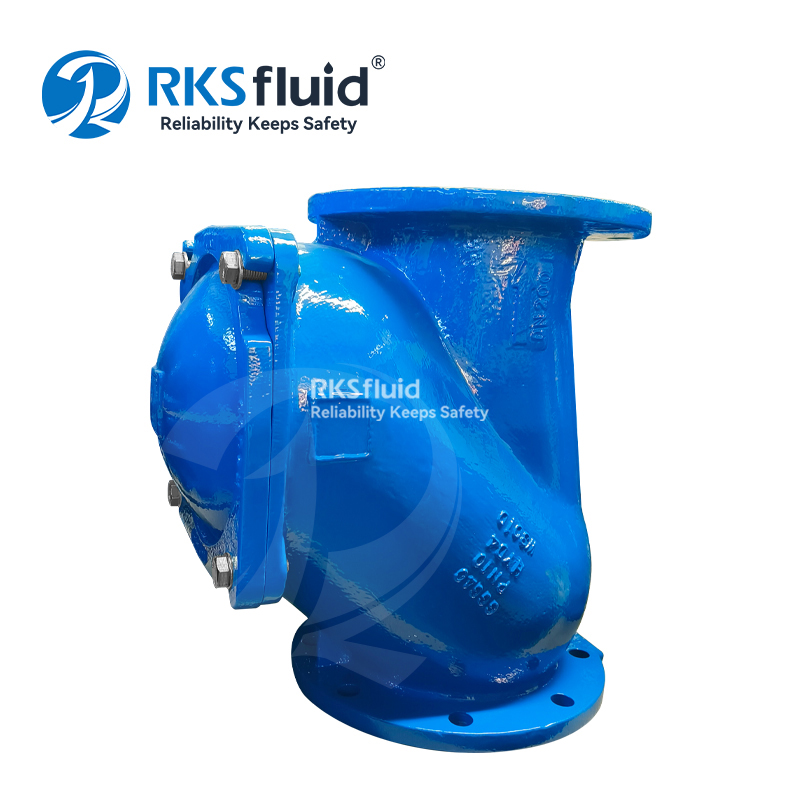 RKSfluid Factory Flange Ball Check Valve DN200 for Sewage