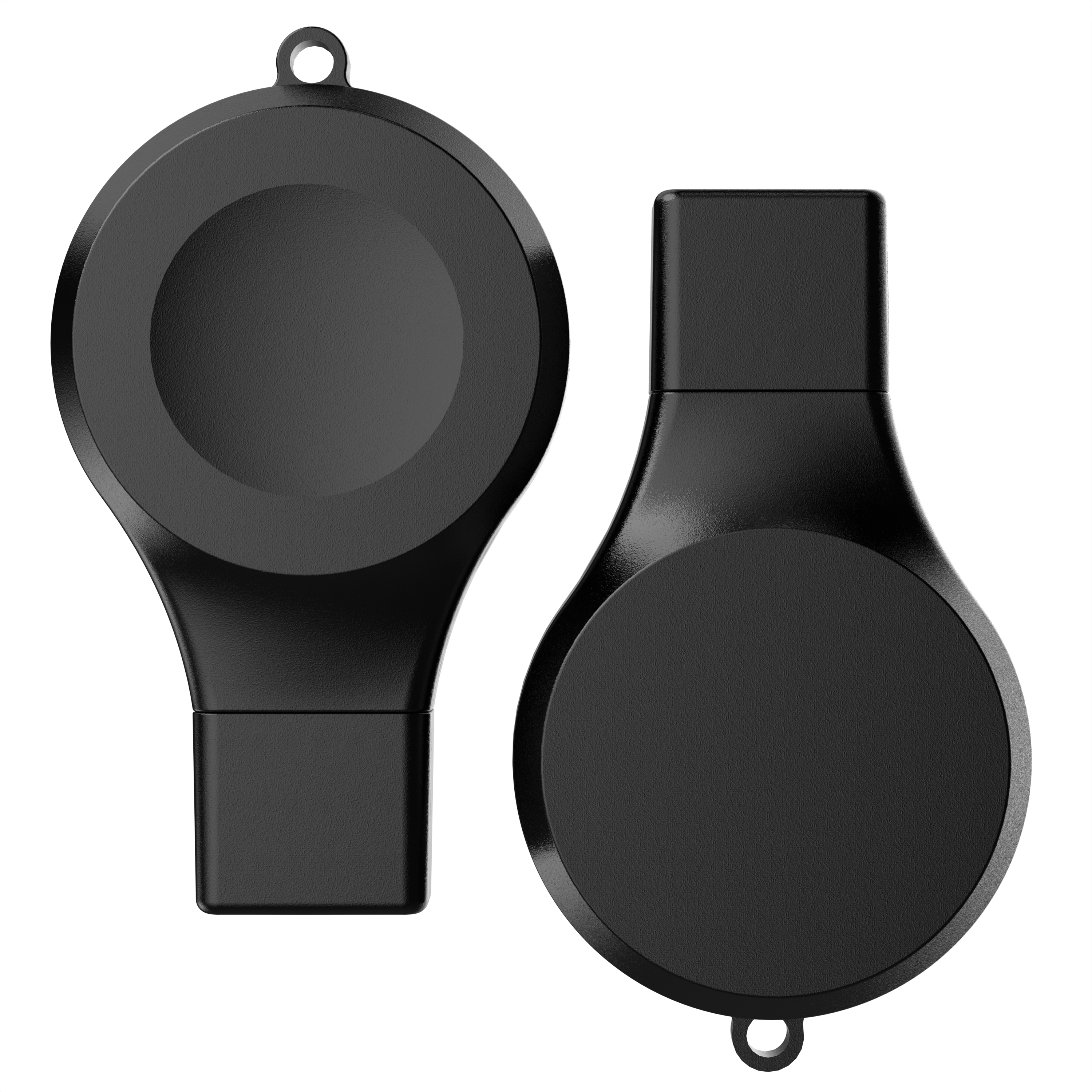 Caricatore wireless magnetico per Apple Watch con design mini portachiavi portatile per tutte le serie iWatch Allineamento automatico per una ricarica senza interruzioni (MH-D37)