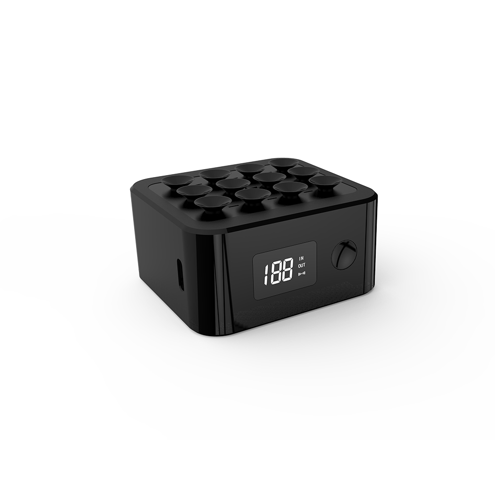 Power bank wireless a ventosa da 5500 mAh con stampo privato con display di alimentazione digitale a LED e ricarica wireless rapida da 15 W (MH-P36)