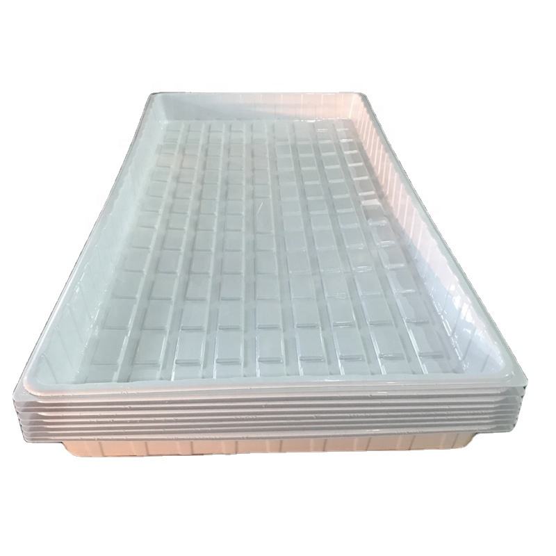 Hydroponic Rolling Table Grow Table 4x8 Flood and Drain Trays for Hydroponic Growing