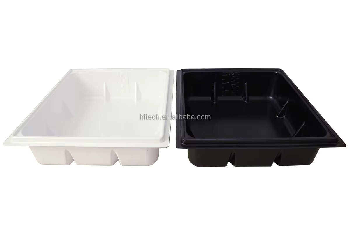 White Black 3x6 4x6 4x8 Large Plastic Hydroponic Tank and reservoir