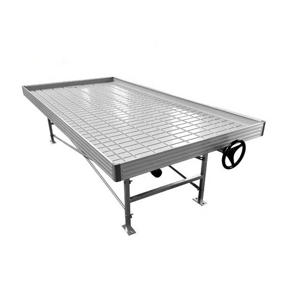 ebb & flow hydroponic tray system