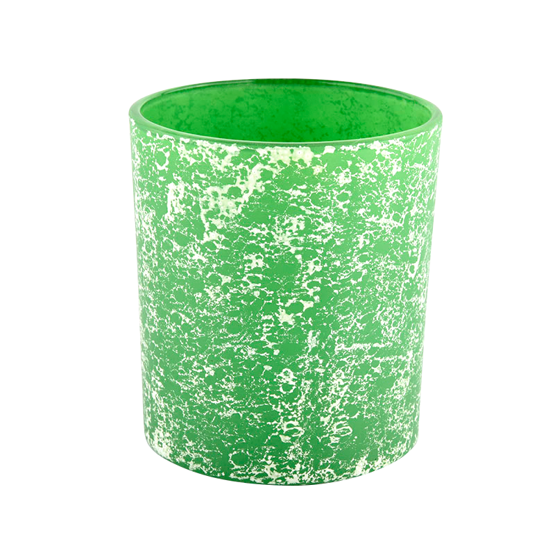 light green empty candle jars for candle making wholesale