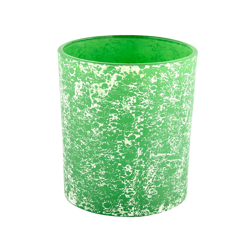 China light green empty candle jars for candle making wholesale manufacturer