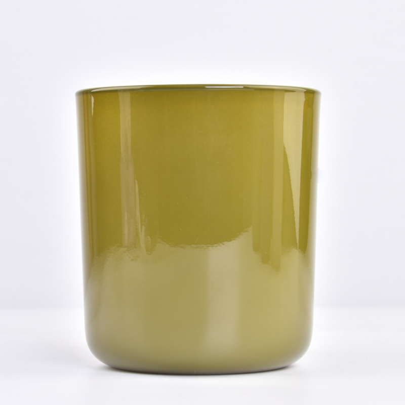 transparent color scented candle vessels glass wholesale