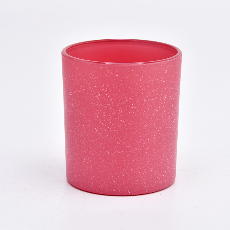 8oz 10oz luxury pink solid glass candle jars suppliers