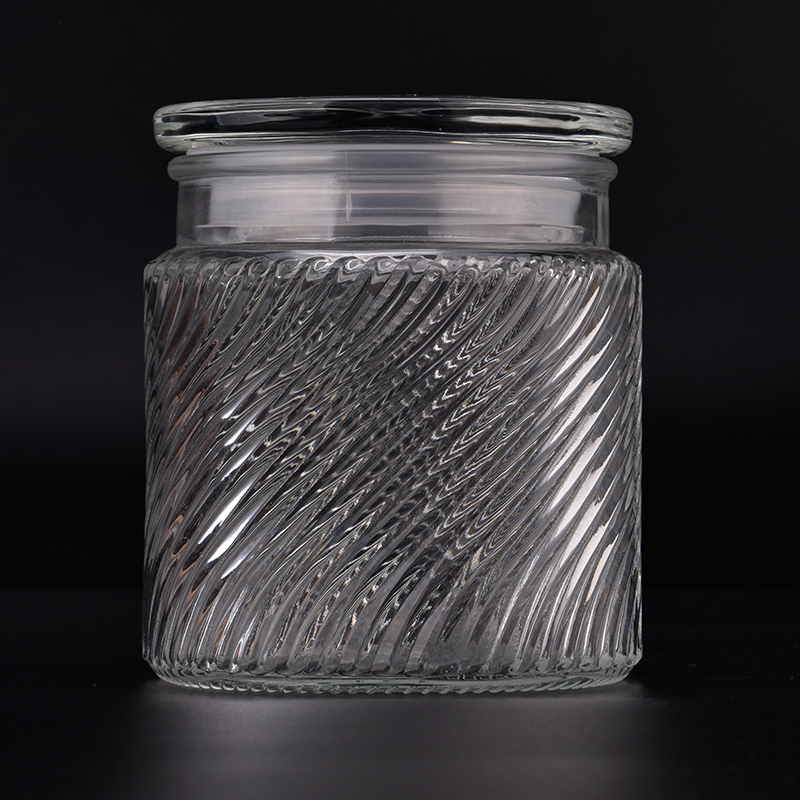 500ml Glass Container for Candle Making Glass Storage Containers Wholesale