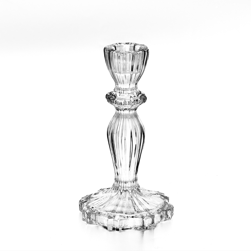 Clear Glass Candlestick Wholesale