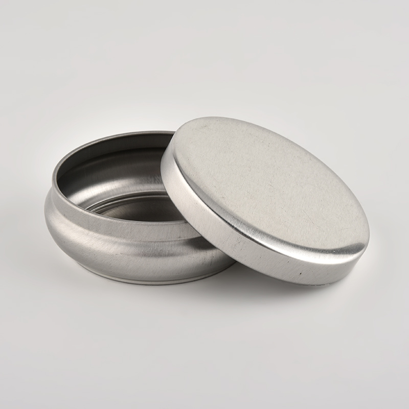 Metal tin candles container manufacturer customized round empty candle jar with lid