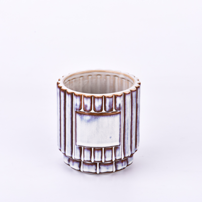 wholesale 10oz 12oz ceramic candle container