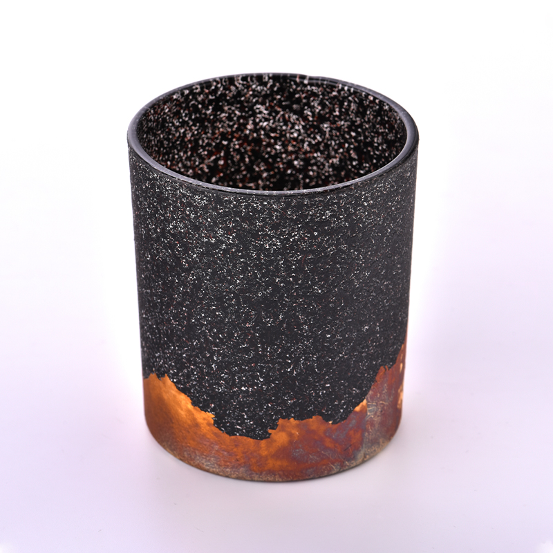Unique Decorative Glass Candle Holders Special Color Glass Candle Vessels Wholesale