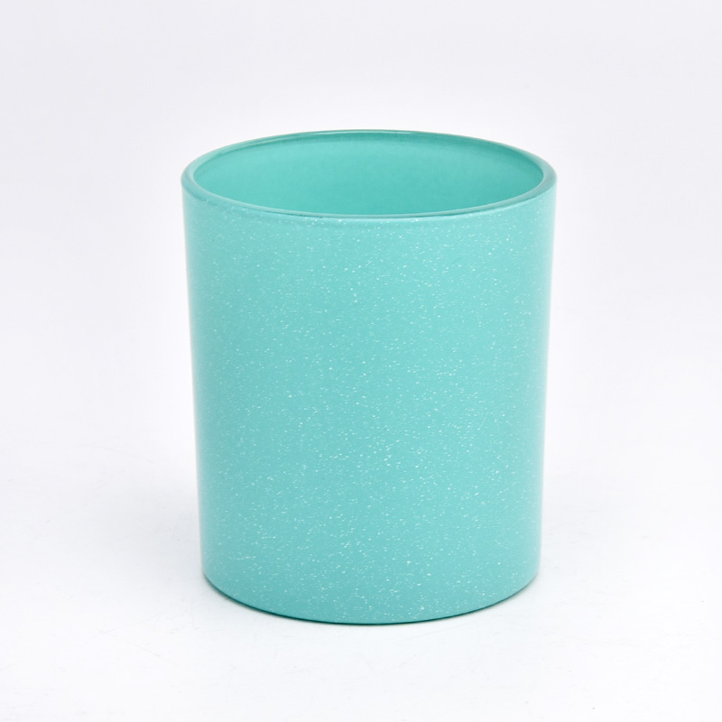 Spring Collection Unique Color Glass Candle Jars