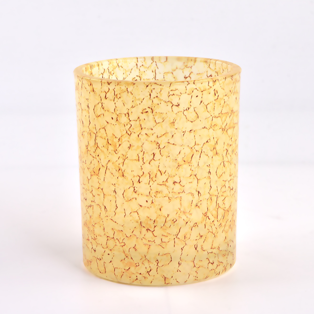 Empty Crack Decor glass candle jars for candle making