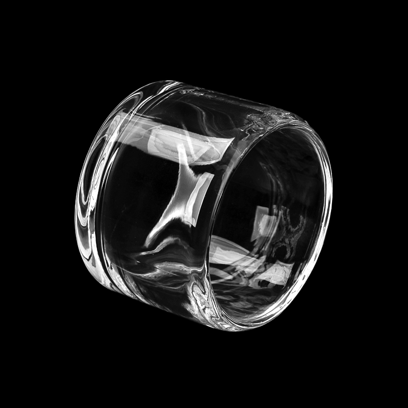 Transparent Empty Glass Candle Vessel Wholesale Glass Candle Holder