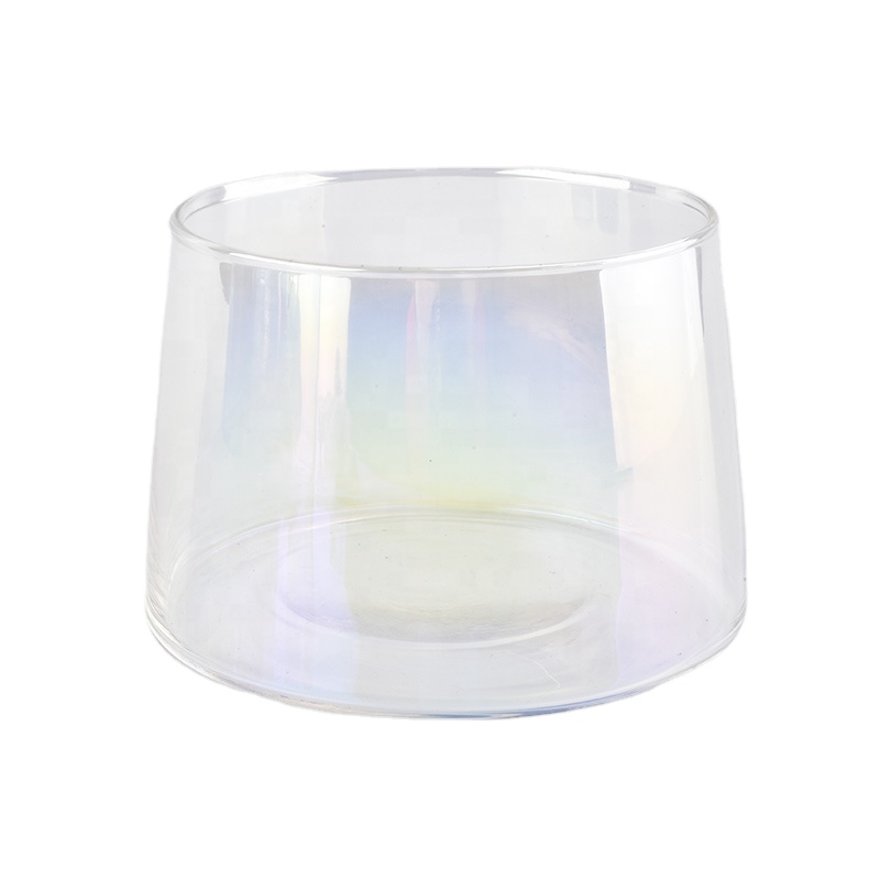 Clear Glass Candle container home decoration