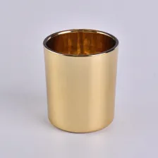China Popular Gold Glass Candle Jar Wholesale manufacturer