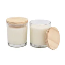 China Wholesale Clear Glass Candle Jars For Candle Making 6 oz 7 oz 8 oz manufacturer