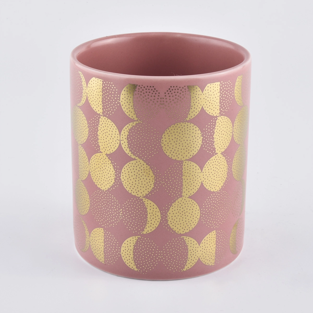 Custom Home decorative Ceramic Vessels Candle Jar Ceramic