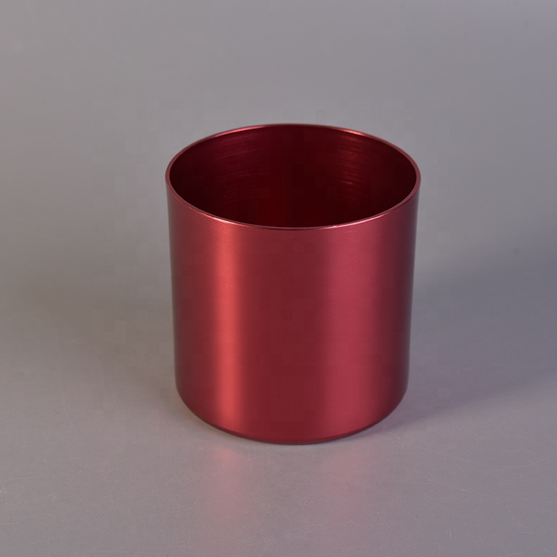 10oz Luxury color custom tea light Metal Aluminum candle tins
