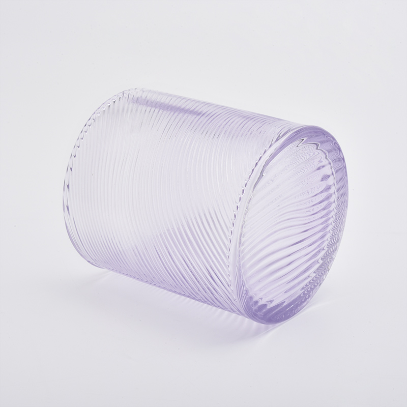 Unique Design Glass Candle Jar With Lids
