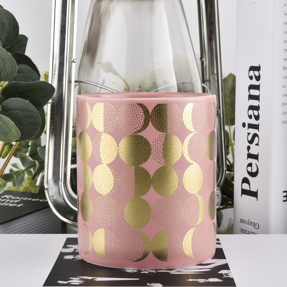 Custom Home decorative Ceramic Vessels Candle Jar