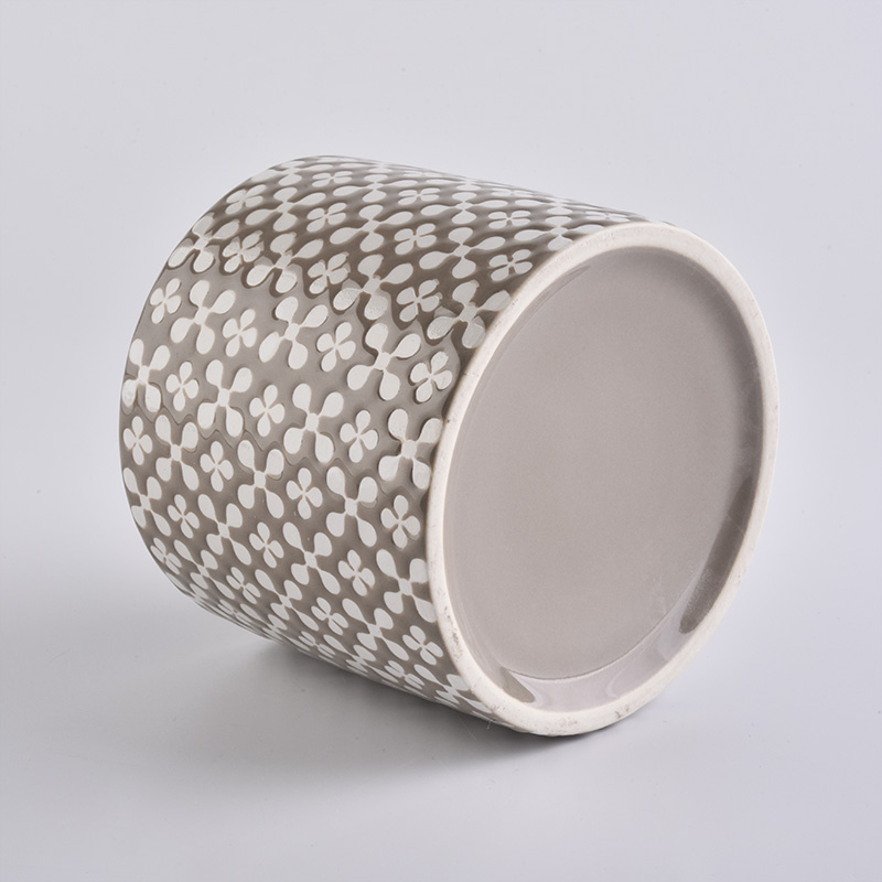 Wholesale customized ceramic candle jar