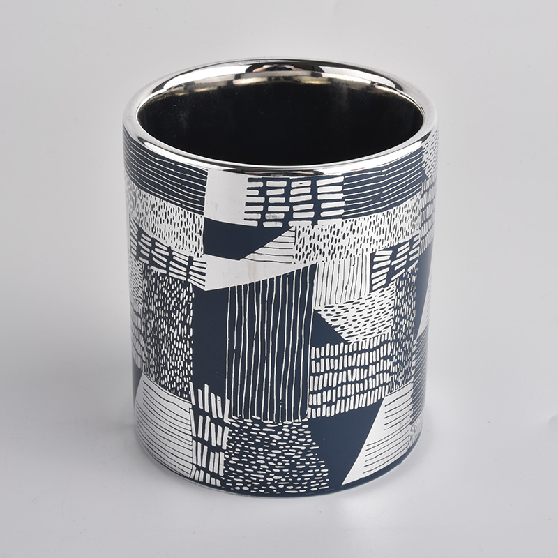 Modern Design Custom Ceramic Candle Vessels