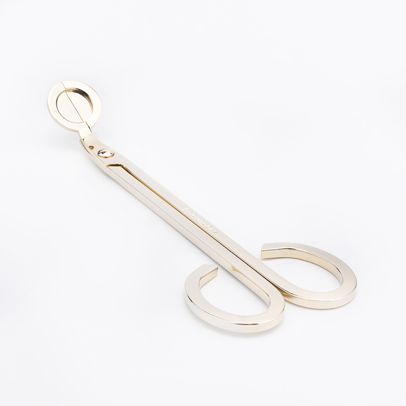 Gold Candle Wick Trimmer Scissors