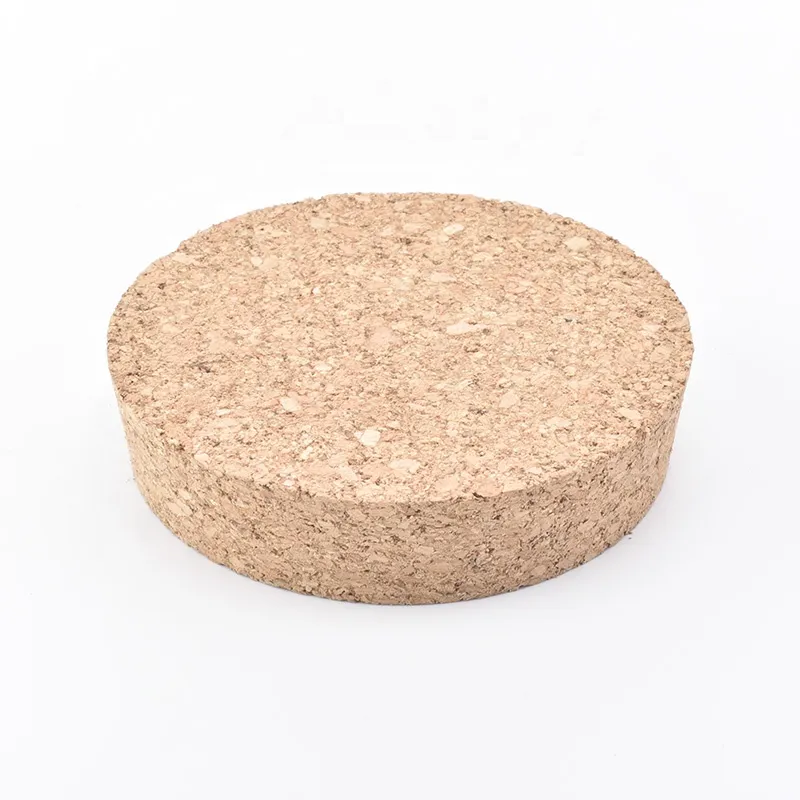 China Custom Size Cork Lids For Scented Candles Glass Jars manufacturer