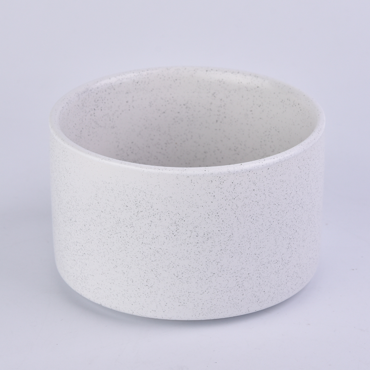 Home Decoration Simple White Ceramic Candle Jars