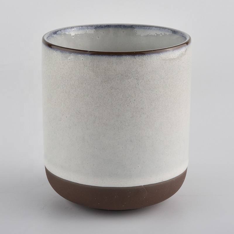 430ml Popular Round Bottom Shaped Ceramic Candle Jar