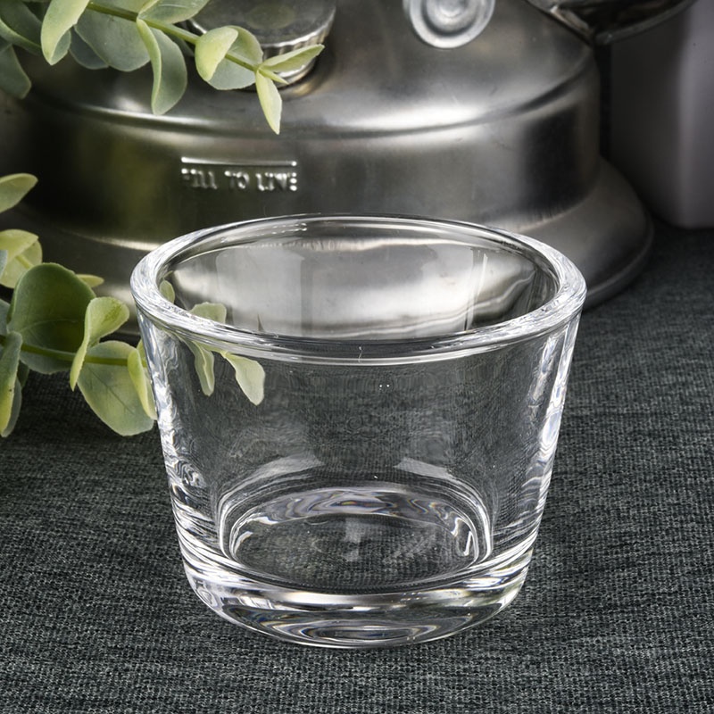 50ml Wholesales empty tealight crystal glass candle holder