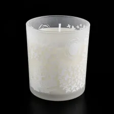 China Sunny custom matte white glass candle holder tumblers 8oz 10oz 12oz manufacturer