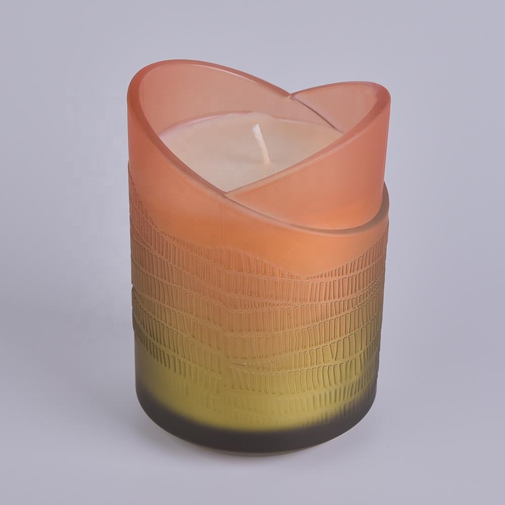 8oz 10oz luxury empty glass tealight candle holder wholesales