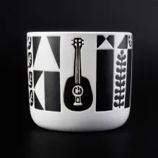 China Custom Decorative Ceramic Candle Vessels manufacturer