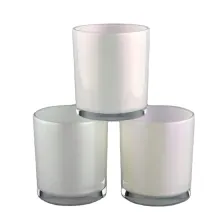 China New Arrival Matte iridescent glass candle jar manufacturer