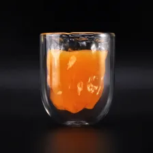 China Unique Double Walled Glass Cup For Juice manufacturer