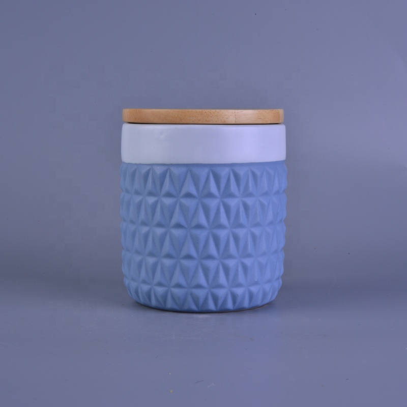 Ceramic Candle Jar With Lid