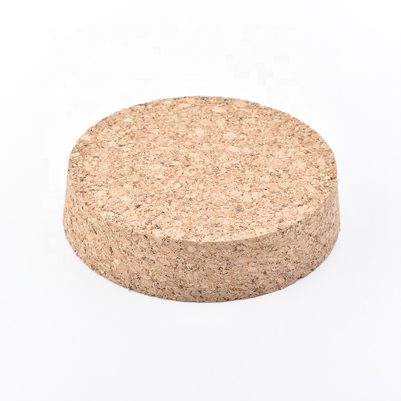 Custom Size Cork Lids For Scented Candles Glass Jars