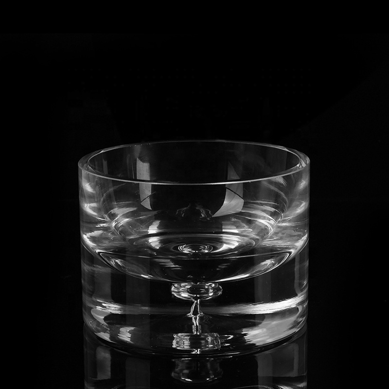 6oz 8oz 10oz Custom luxury decorative tealight empty candle glass holders