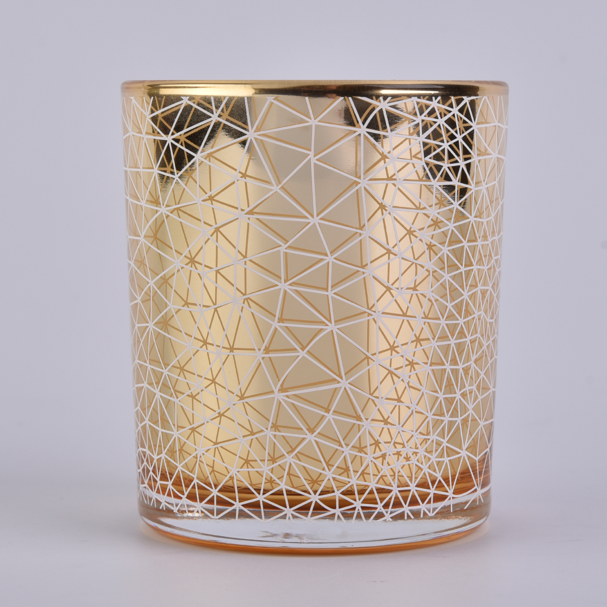 Unique Gold Glass Candle Jars Wholesale