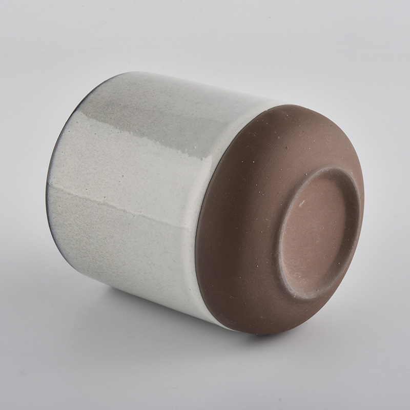 Popular Round Bottom Shaped Ceramic Jars Candle