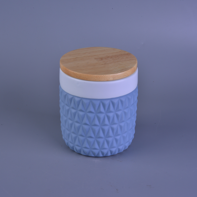 Ceramic Candle Jar With Lid