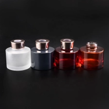 China round black reed glass perfume diffuser bottle wholesale manufacturer