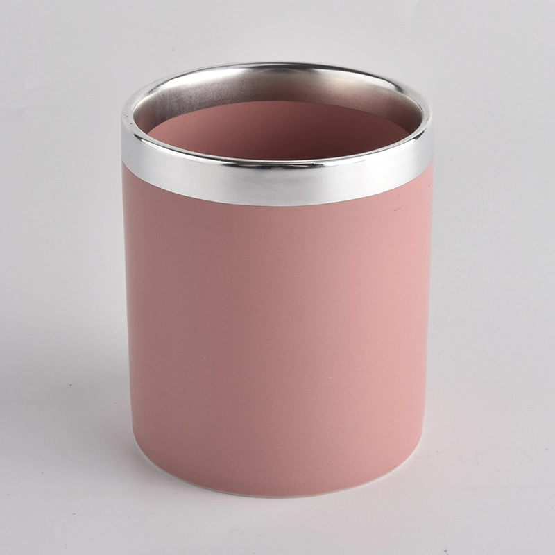 Lovely Colored Ceramic Candle Jars For Candle Making