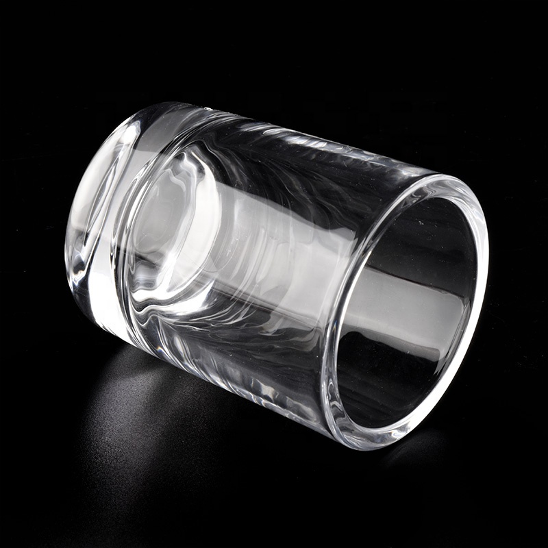 Thick Wall Crystal Glass Candle Jars