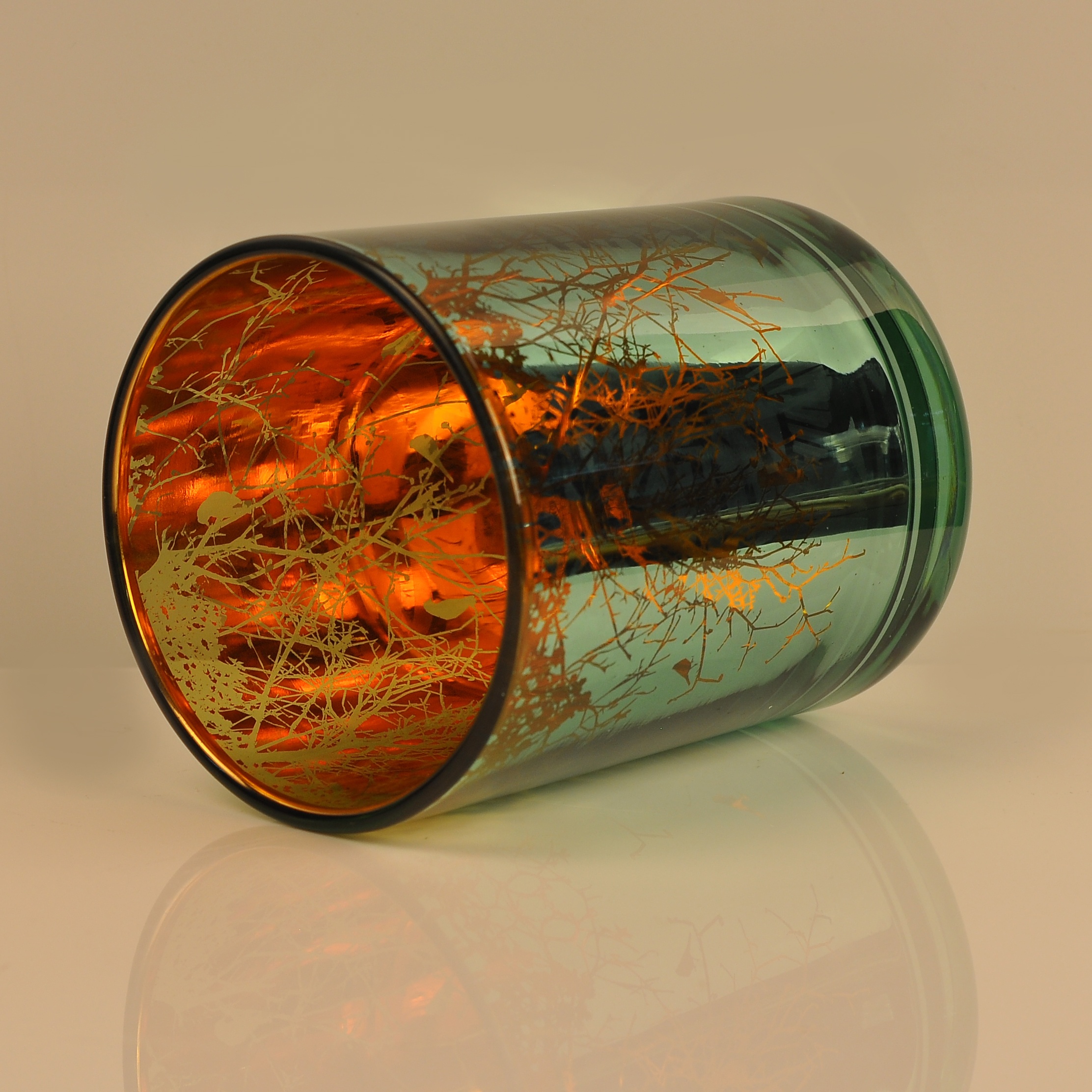 8oz 10oz Wholesales laser customized unique glass candle jars