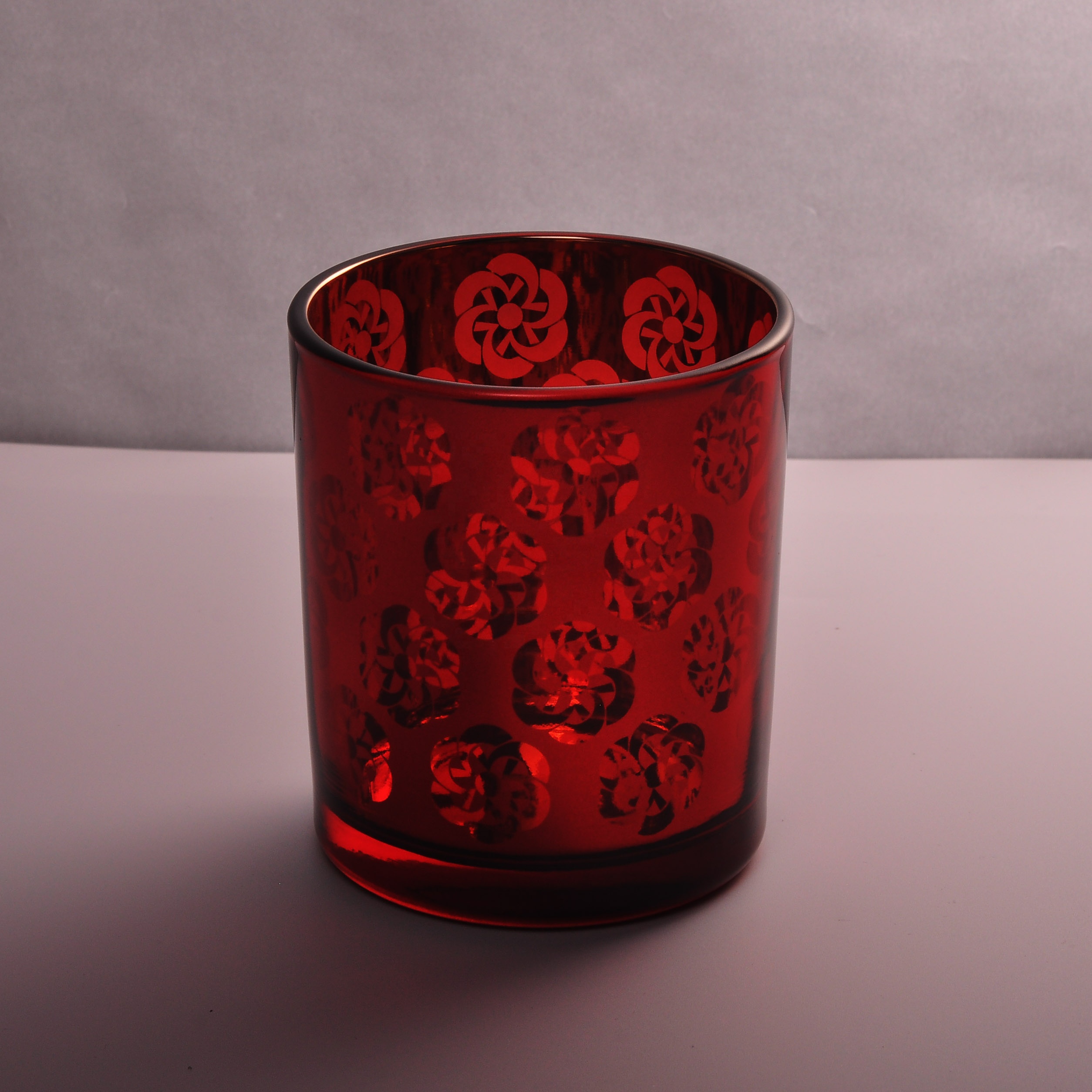 Wholesales luxury tealight crystal glass candle holder jar 6oz 8oz 10oz