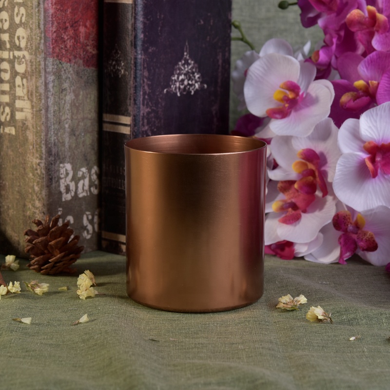 Metal Straight-Side Candle Jar Wholesale