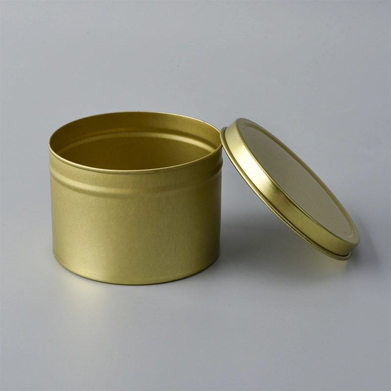 Wholesale Travel Gold Candle Tin Box 